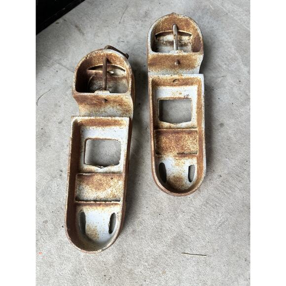 Antique Iron Bodybuilding Boots Weighted Strongman Fitness